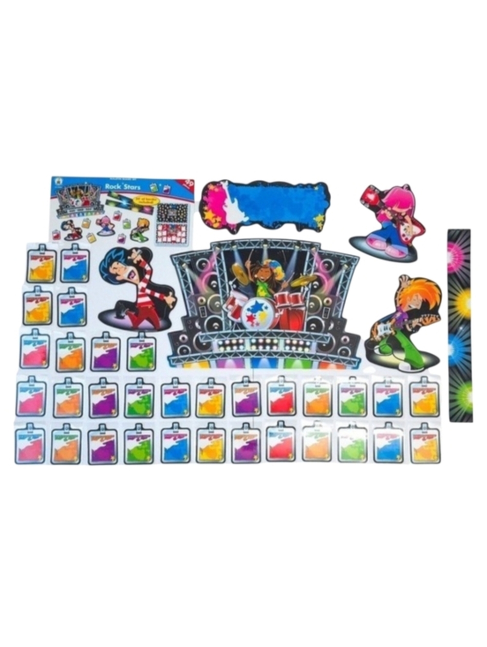 Carson Dellosa Rock Stars Music Teacher‎ Poster Bulletin Board Set